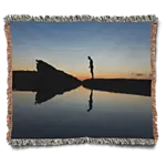 60x50 Woven Photo Throw Blanket 0