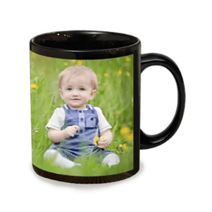 11 oz Black Ceramic Mug