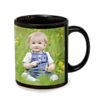 11 oz Black Ceramic Mug 0