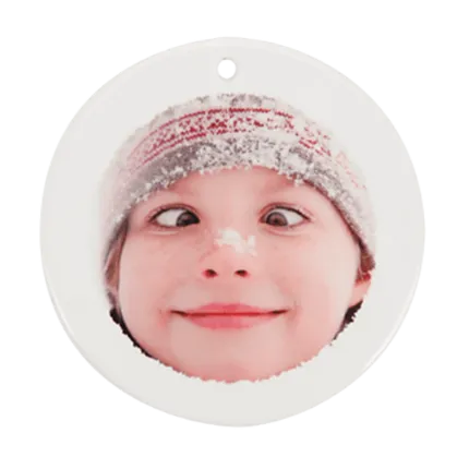 Ceramic Disc Ornament