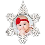 Metal Snowflake Ornament 0