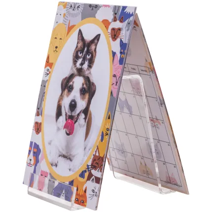 5x7 Desktop Card Calendar with Stand