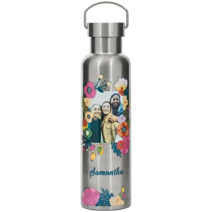 26 oz Stainless Steel Loop Lid Bottle
