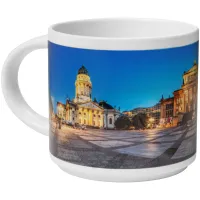 14 oz White Ceramic Mug 0
