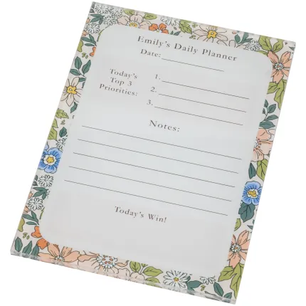 5x7 Acrylic Memo Pad, Magnet Back