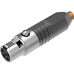 Deity Microphones DA5S Microdot to TA5F Adapter - Silver