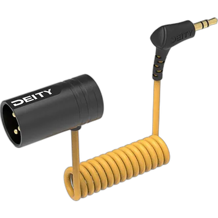 Deity Microphones V-Link Coiled TRS to XLR Adapter Cable - 12in
