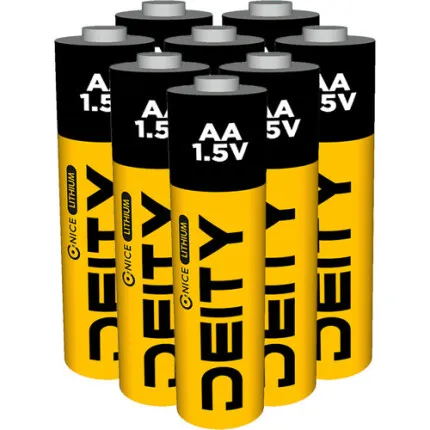 Deity AA Battery 8-Pack  (Lithium 1.5V, 3000mAh)