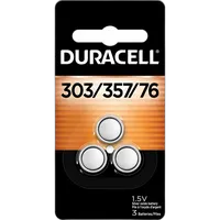 Duracell 3 Batteries Per Card D357/303 1.5V Silver Oxide Battery 0