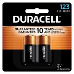 Duracell DL123AB2 3V Lithium Photo Battery
