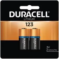 Duracell DL123AB2 2 Batteries Per Card 3v Photo Lithium Battery 1