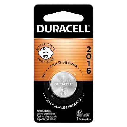 Duracell DL2016B 3V Keyless Entry Lithium Battery