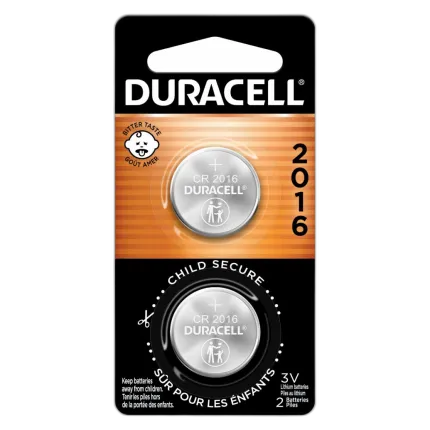 Duracell DL2016B2 2-Pack 3v Lithium Battery