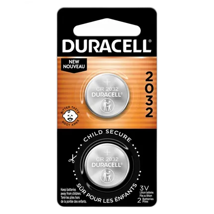 Duracell DL2032B2 2-Pack 3v Medical Lithium Battery