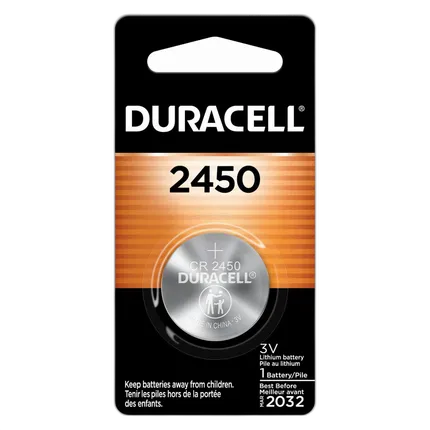 Duracell DL2450B 3V Home Medical Lithium Battery