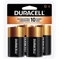 Duracell MN1300R4 1.5V Alkaline D Battery (4-Pk) 0