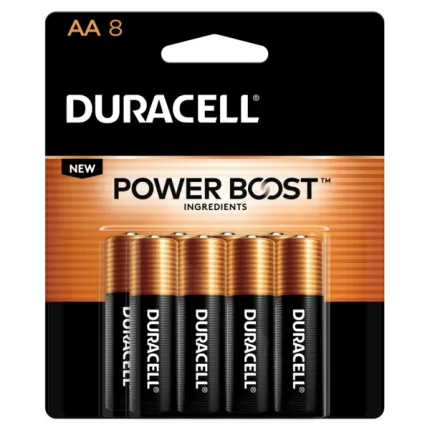 Duracell MN1500B8 AA 1.5V Alkaline Battery (8-Pk)