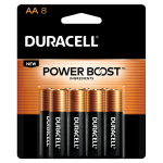 Duracell MN1500B8 AA 1.5V Alkaline Battery (8-Pk)