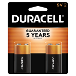 Duracell MN1604B2 9V Alkaline Battery (2-Pk)