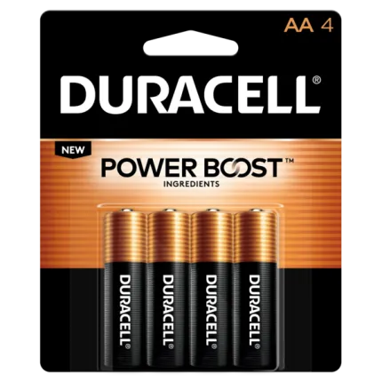 Duracell Coppertop AA (4-pack) Alkaline Batteries (cs=56cards, 4bx x 14card)