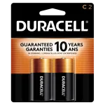 Duracell Coppertop C (2-pack) Alkaline Batteries (cs=48cards, 6bx x 8cards) 0
