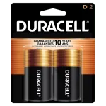 Duracell Coppertop D (2-pack) Alkaline Batteries (cs=48cards, 8bx x 6cards) 0