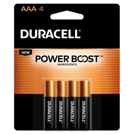 Duracell Coppertop AAA (4-pack) Alkaline Batteries (cs=54cards, 3bx x 18card
