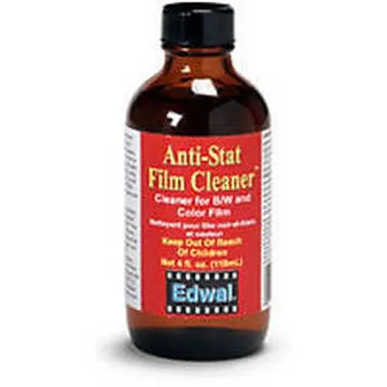 Edwal 4 Oz. Anti-Stat Film Cleaner (Liquid)