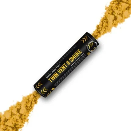 Enola Gaye Twin Vent 2 Wire Pull Smoke Grenade (Yellow)