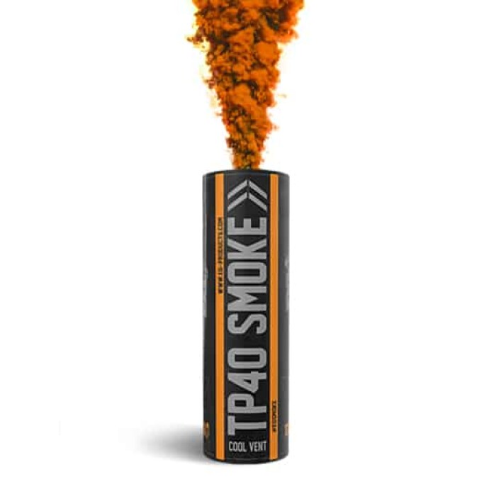 Enola Gaye TP40 Top Pull Smoke Grenade Orange