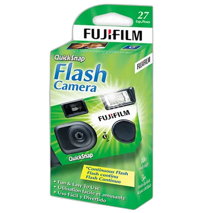 Fujifilm QUICKSNAP Flash 400 One-Time-Use Camera (27 Exp) ETA 10/25