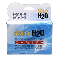 Solo H2O 35mm Single Use Underwater Camera with 400asa 27 EXP USA FILM 0