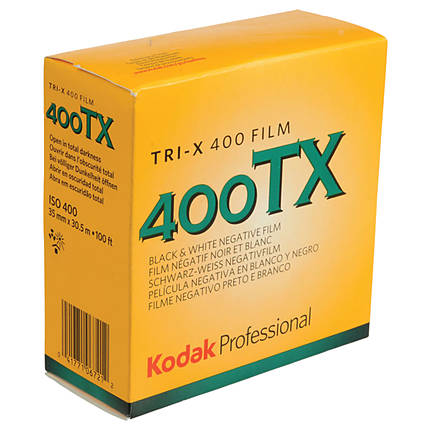 Kodak TX402 Tri-X Pan Black  and  White Film ISO-400 (35mm, 100ft roll)
