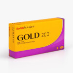 Kodak Professional Gold 200 Color Negative Film (120 Roll Film, 5-Pack)