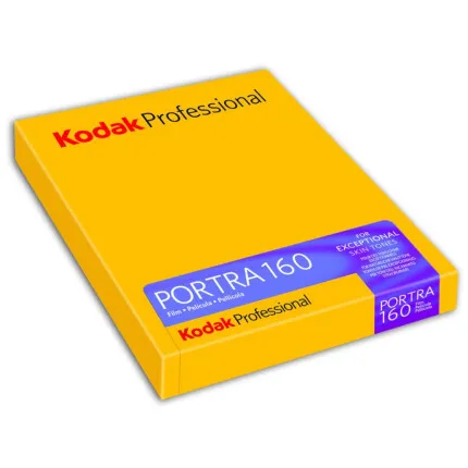 Kodak 4x5in Portra 160 Color Film (10 Sheets) 7520794