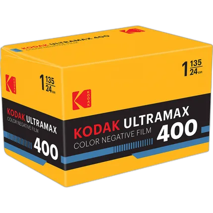 Kodak Ultra Max 400 Color Negative Film (35mm Roll Film, 24 Exposures)