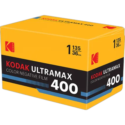 Kodak GC/UltraMax 400 Color Negative Film 35MM/36 EXPOSURES 6034060 7518285