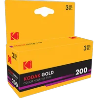 Kodak GB/GOLD 200 ASA  Color Film (35mm, 24 Exposures) 3-PACK  7518301 0