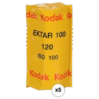 Kodak Ektar 100 Color Negative Film (120 Roll Film, 5 Pack) 7518566 1