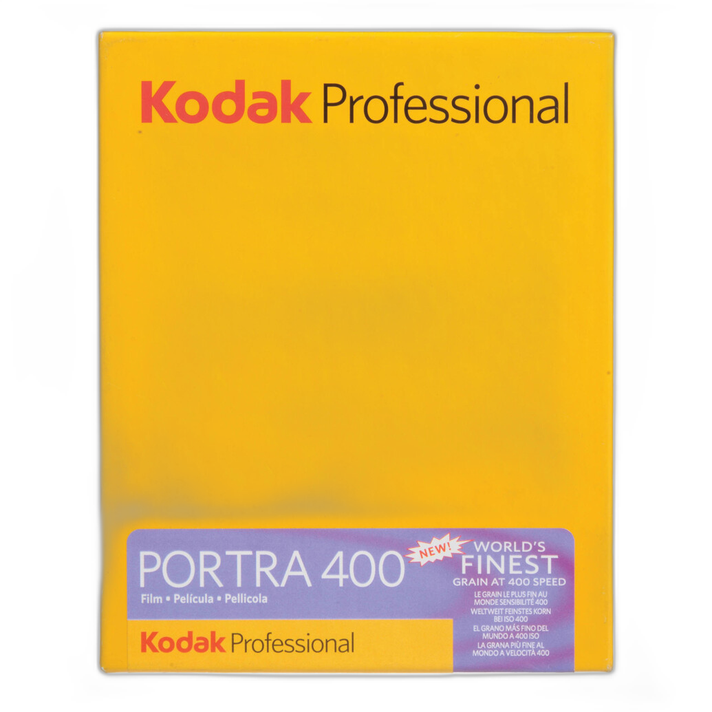 Kodak Portra 400 4x5 film for flexible street and environmental portrait photography