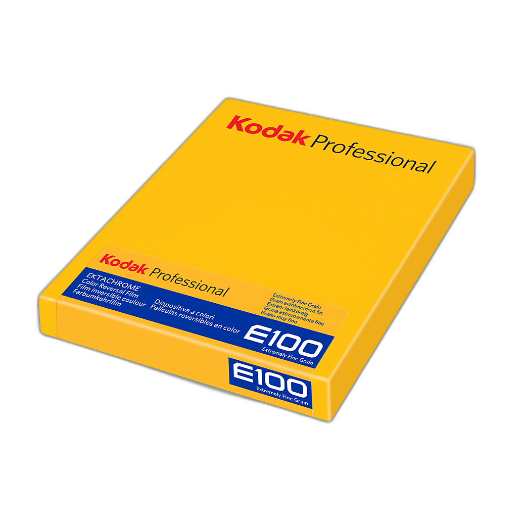 Kodak Ektachrome E100 film box