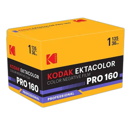 Kodak Ektacolor Pro 160 Color Negative Film (35mm Roll Film, 36 Exposures)