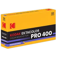 Kodak Ektacolor Pro 400 Color Negative Film (120 Roll Film, 5-Pack) 0