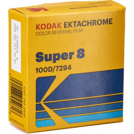 Kodak Ektachrome 100D Color Reversal Film 7294 (Super 8, 50ft RL) ETA 11/20
