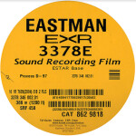 Kodak Eastman EXR Sound Recoridng Film #3378 (16mm, 1200ft Roll, SRF458, Win