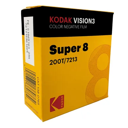 Kodak VISION3 200T Color 7213 AHU (Super 8, 50FT) 1380765  ETA 9/14