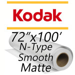 Kodak Endura Premier Paper 72x100ft Smooth Matte (Non-Back Print) - 1 Roll
