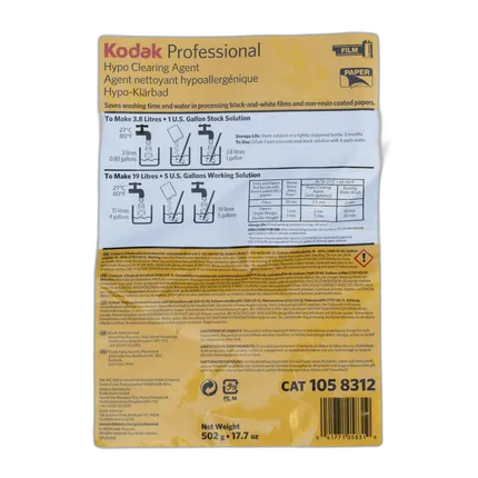 Kodak 5 Gallon Hypo Clearing Agent