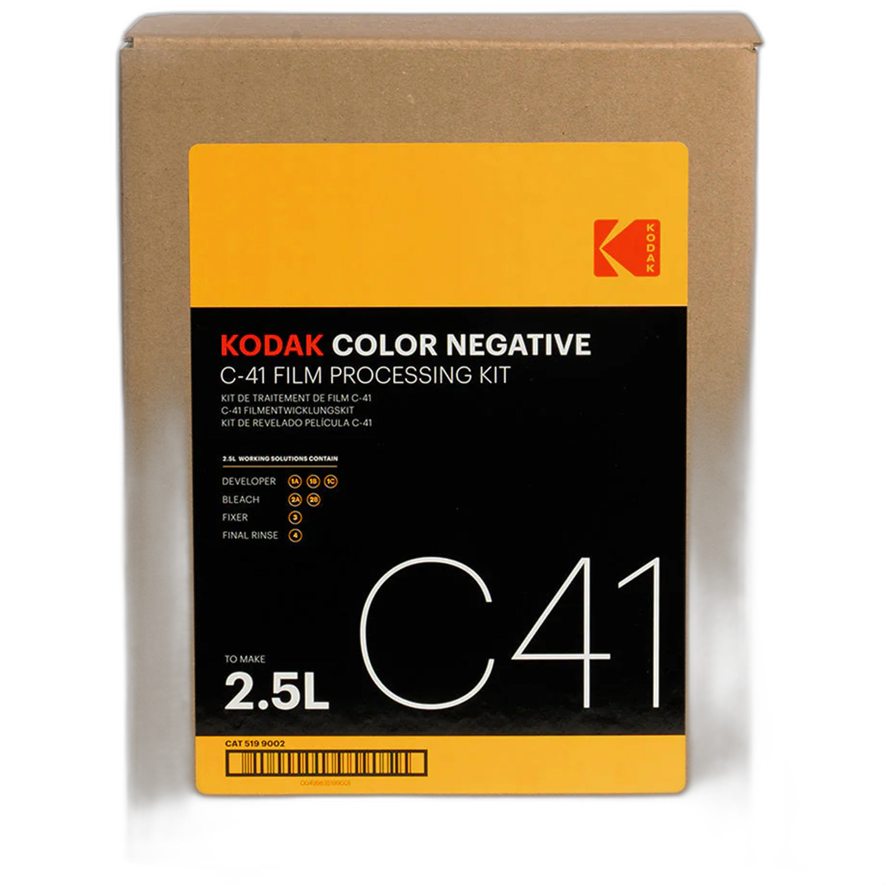 Kodak Color Negative C-41 Film Processing Kit