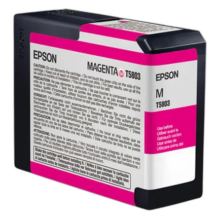 Epson T580300 UltraChrome K3 Magenta Ink Cartridge 80ml for Stylus Pro